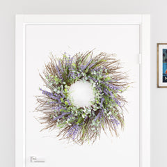 31" Purple Artificial Mixed Assortment Wreath