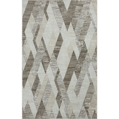 9' x 12' Gray Geometric Area Rug