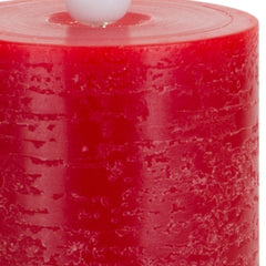 5" Red Flameless Pillar Candle