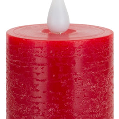 5" Red Flameless Pillar Candle