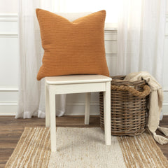 22" Pumpkin Cotton Pillow