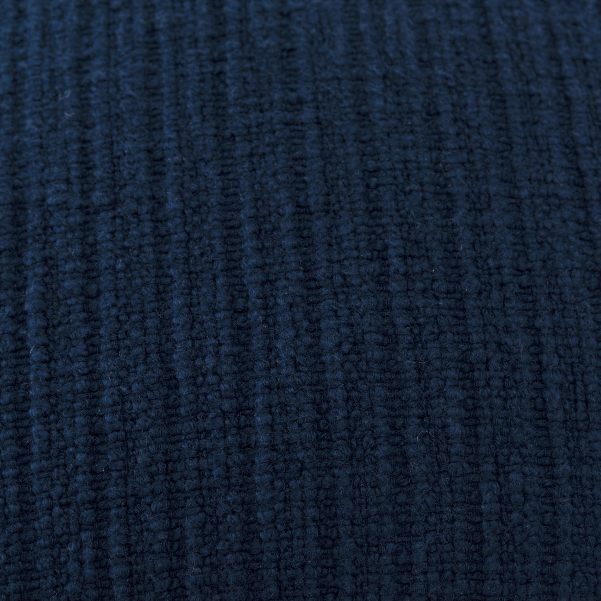 22" Navy Blue Cotton Pillow