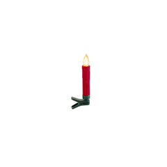 Set of Twentyfour Red LED Flameless Christmas Tree Clip On Candles