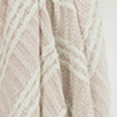 Blush Woven 100% Cotton Throw Blanket