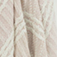 Blush Woven 100% Cotton Throw Blanket