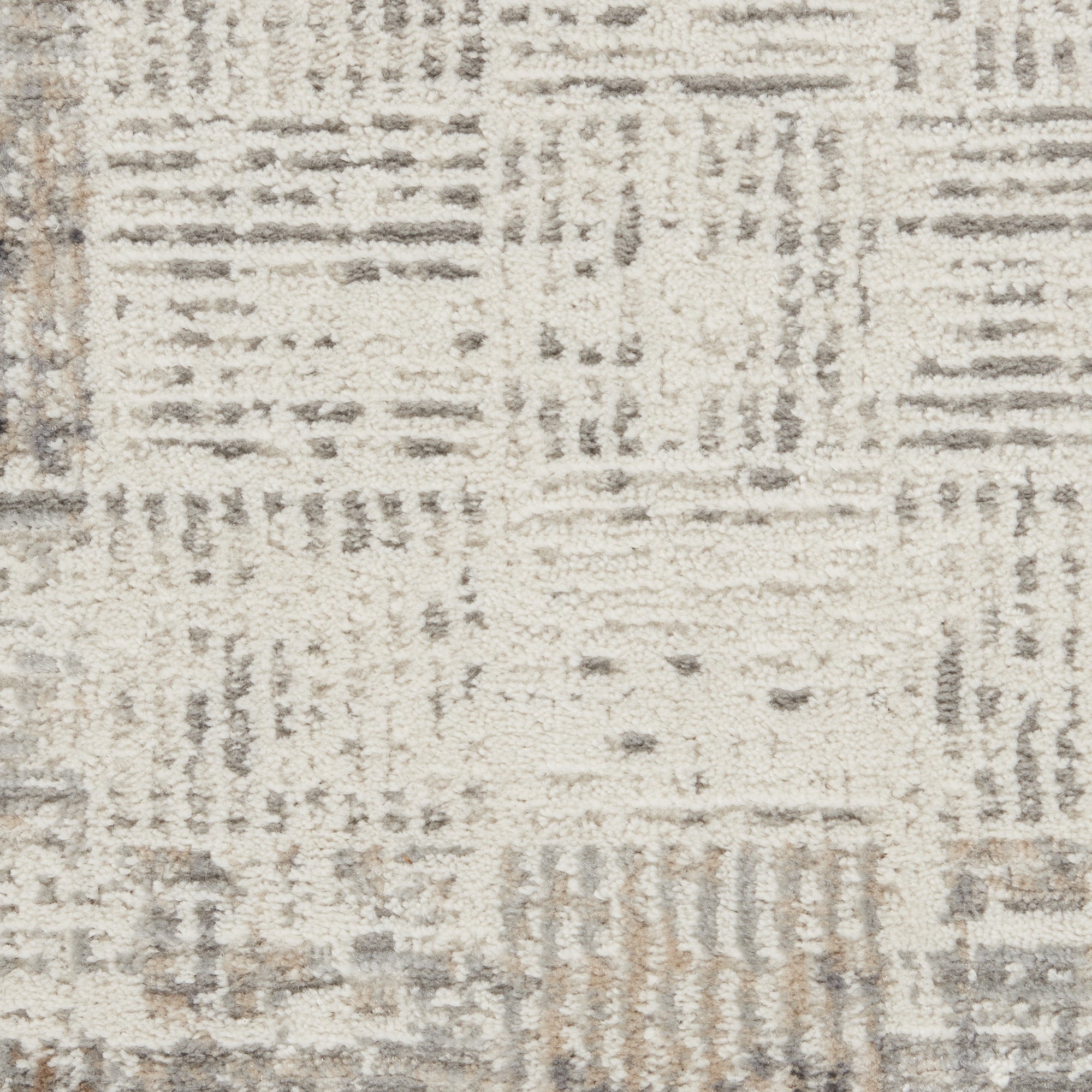 6' x 9' Gray Abstract Power Loom Area Rug