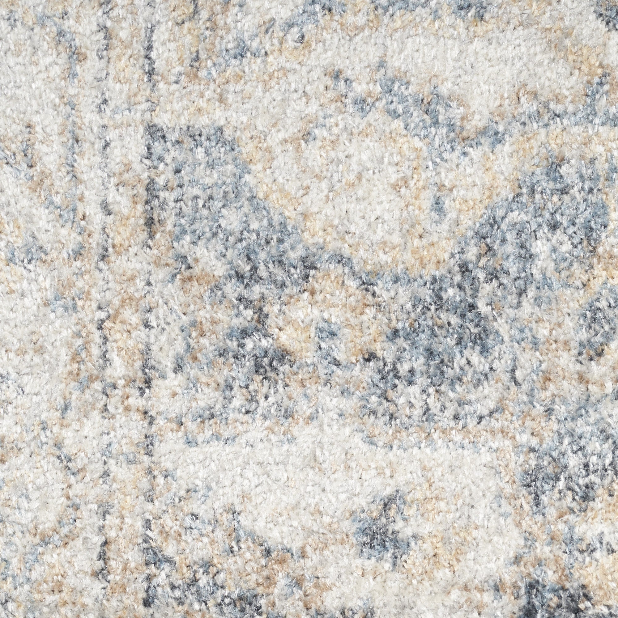9' x 12' Gray Oriental Power Loom Area Rug