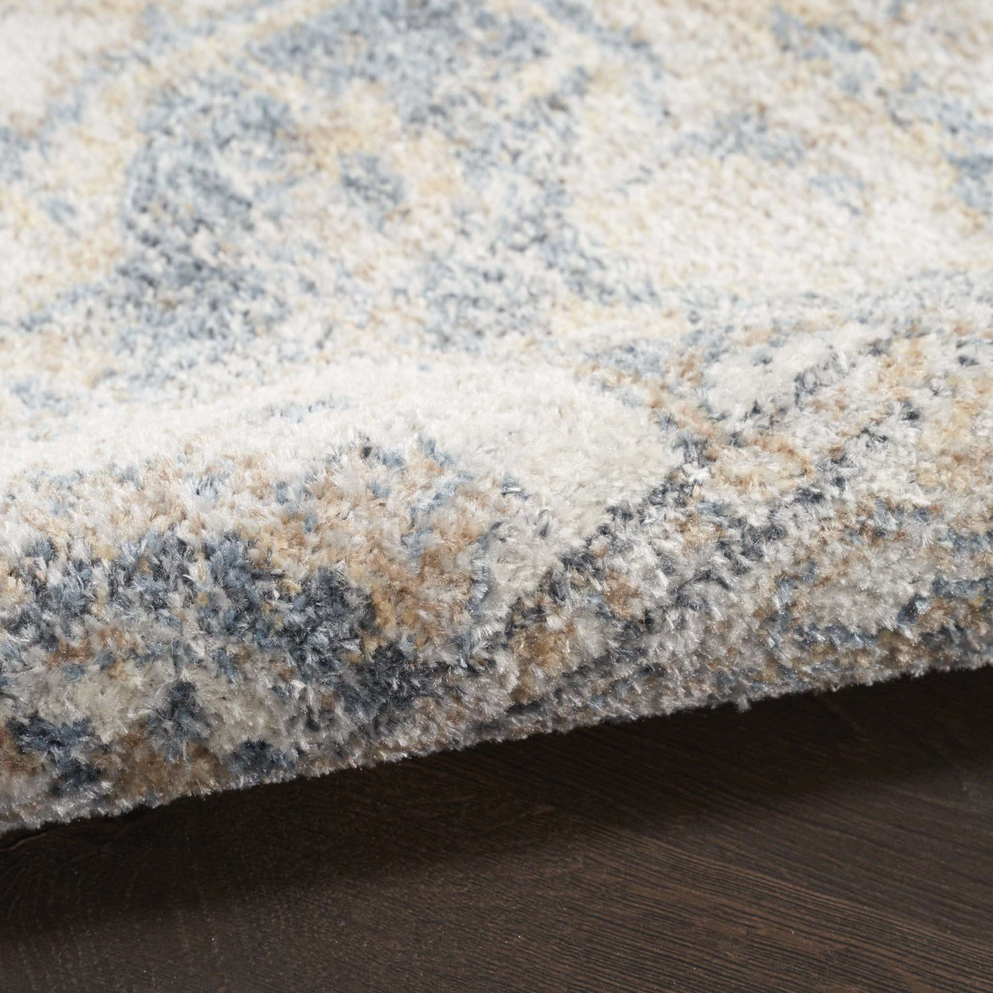 9' x 12' Gray Oriental Power Loom Area Rug