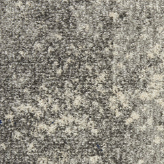 9' x 12' Black Abstract Power Loom Area Rug