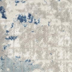 4' x 6' Ivory Abstract Power Loom Area Rug