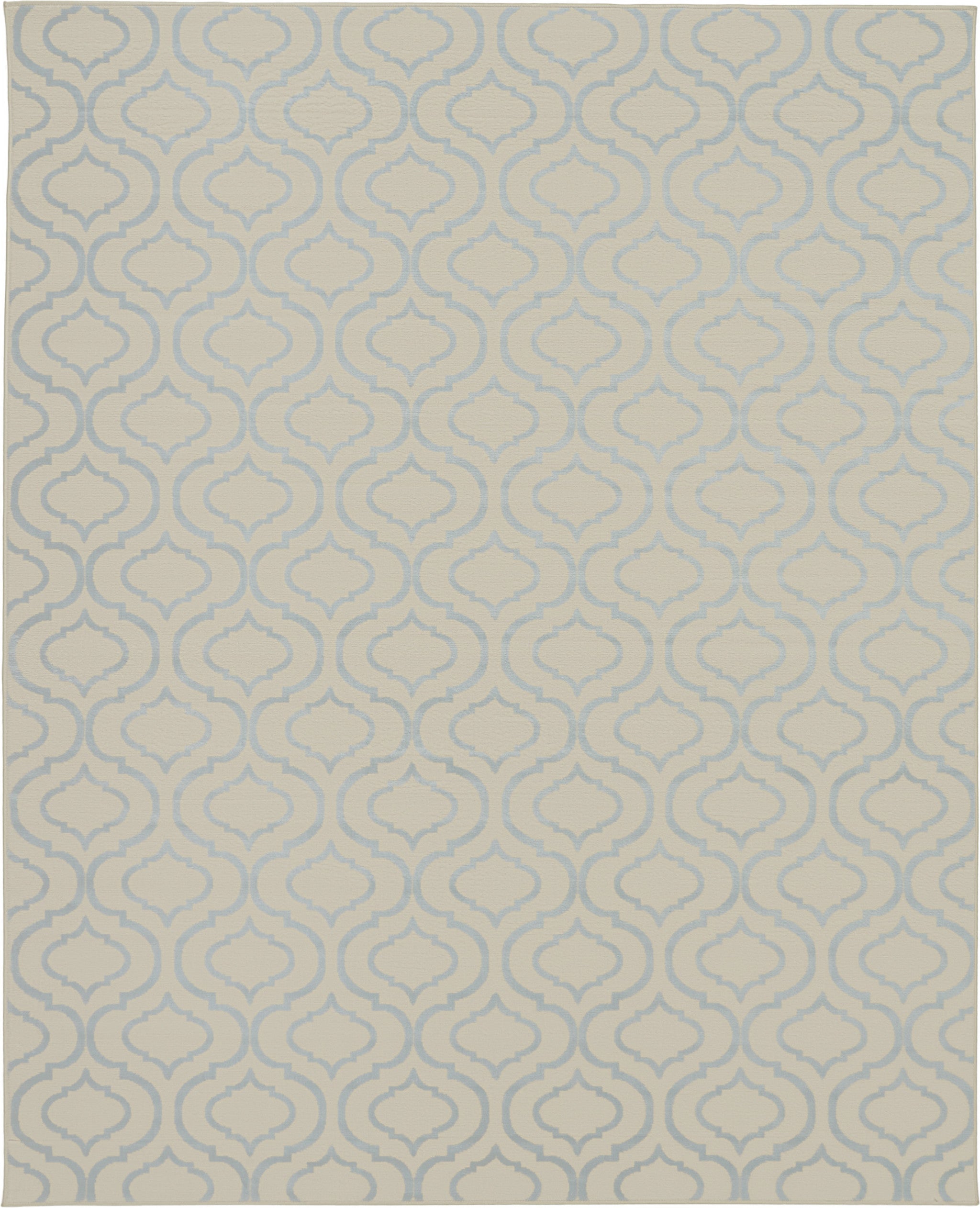 8' x 10' Gray Moroccan Power Loom Area Rug