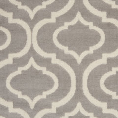 5' x 7' Gray Moroccan Power Loom Area Rug