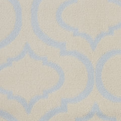 5' Gray Round Moroccan Power Loom Area Rug