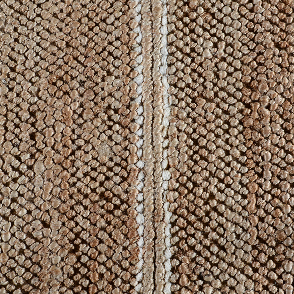 9' x 12' Brown and Ivory Striped Hand Woven Area Rug