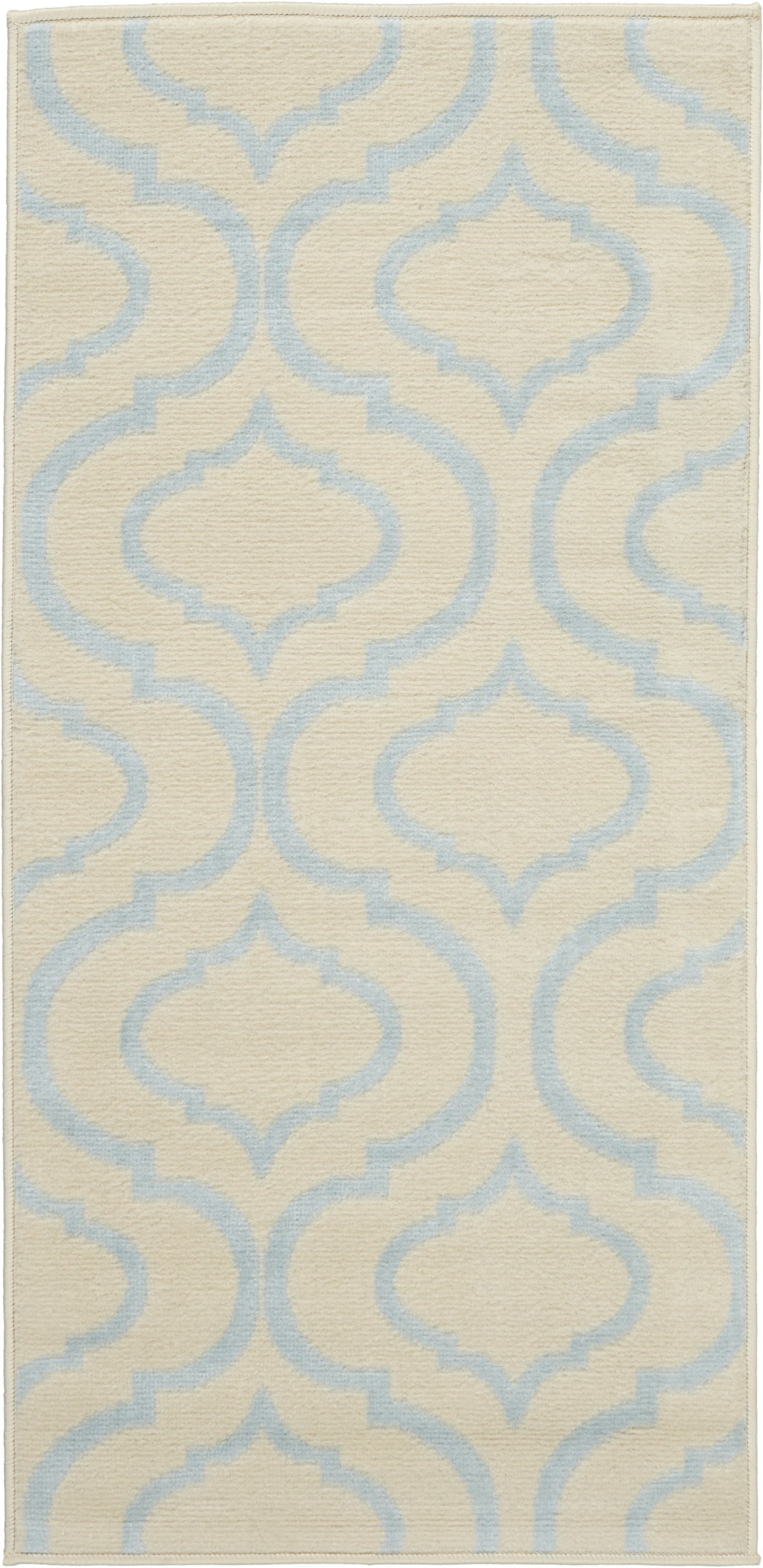 2' X 4' Gray Moroccan Power Loom Area Rug
