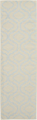 7' Gray Moroccan Power Loom Runner Rug