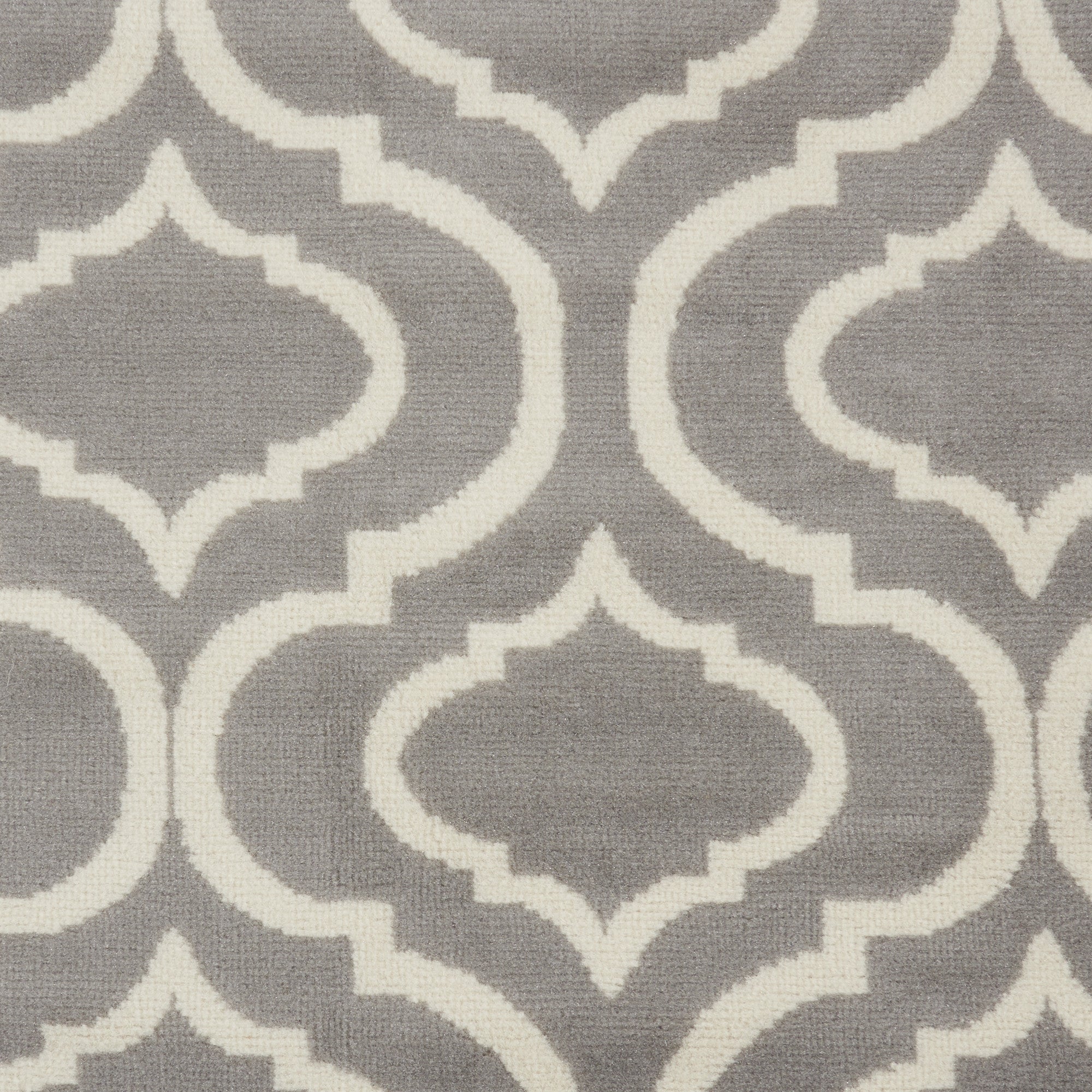 8' x 10' Gray Moroccan Power Loom Area Rug