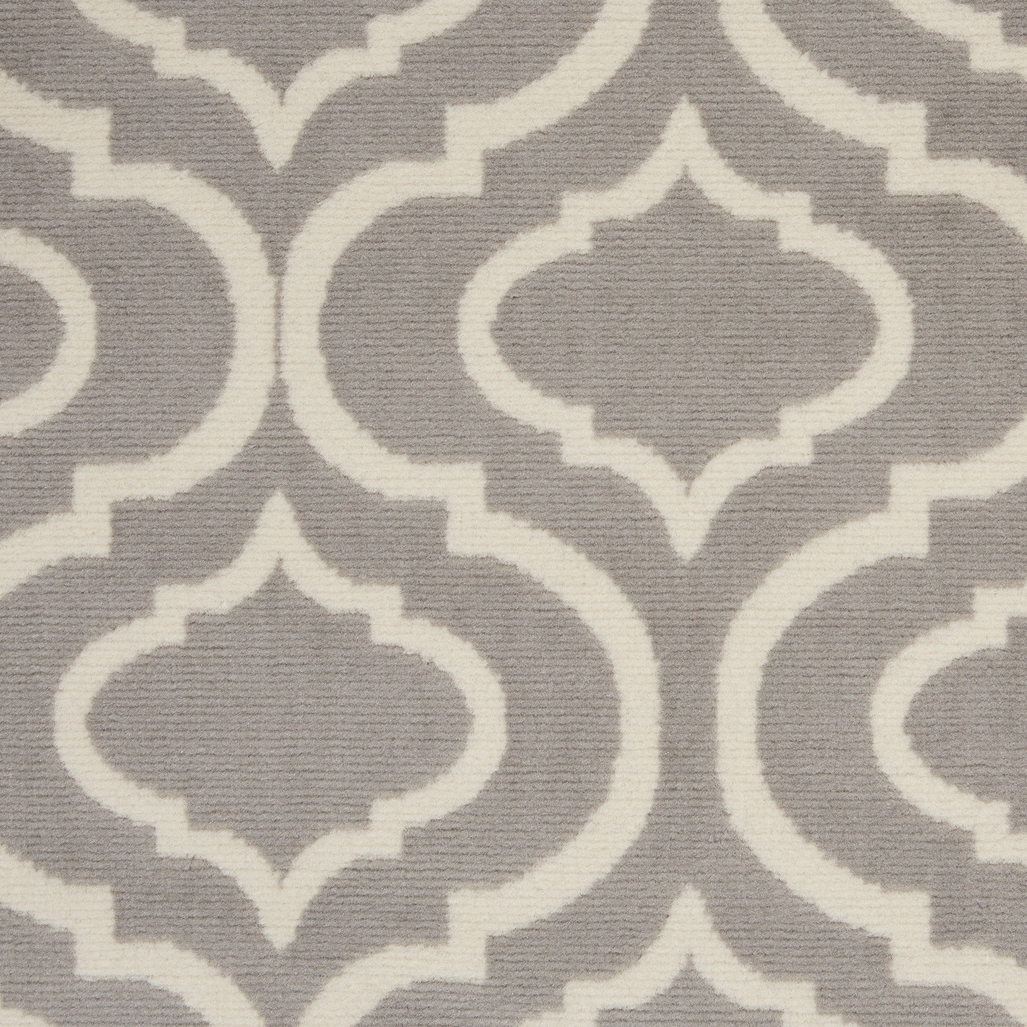 6' x 9' Gray Moroccan Power Loom Area Rug