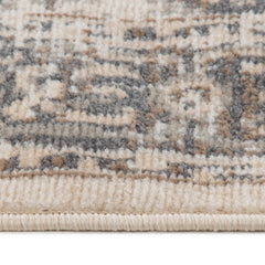 2' x 3' Beige Medallion Power Loom Area Rug