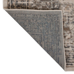 2' x 3' Beige Medallion Power Loom Area Rug