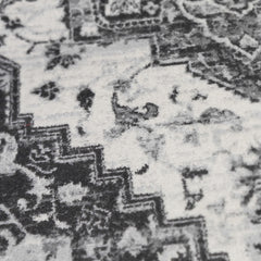 9' x 12' Ivory Medallion Power Loom Area Rug