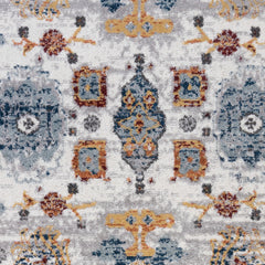 2' X 6' Brown Floral Power Loom Runner Rug