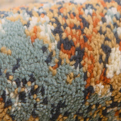 9' x 12' Orange Abstract Power Loom Area Rug