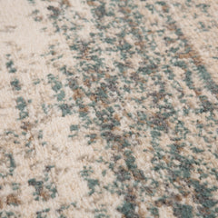 6' x 9' Ivory Striped Power Loom Area Rug
