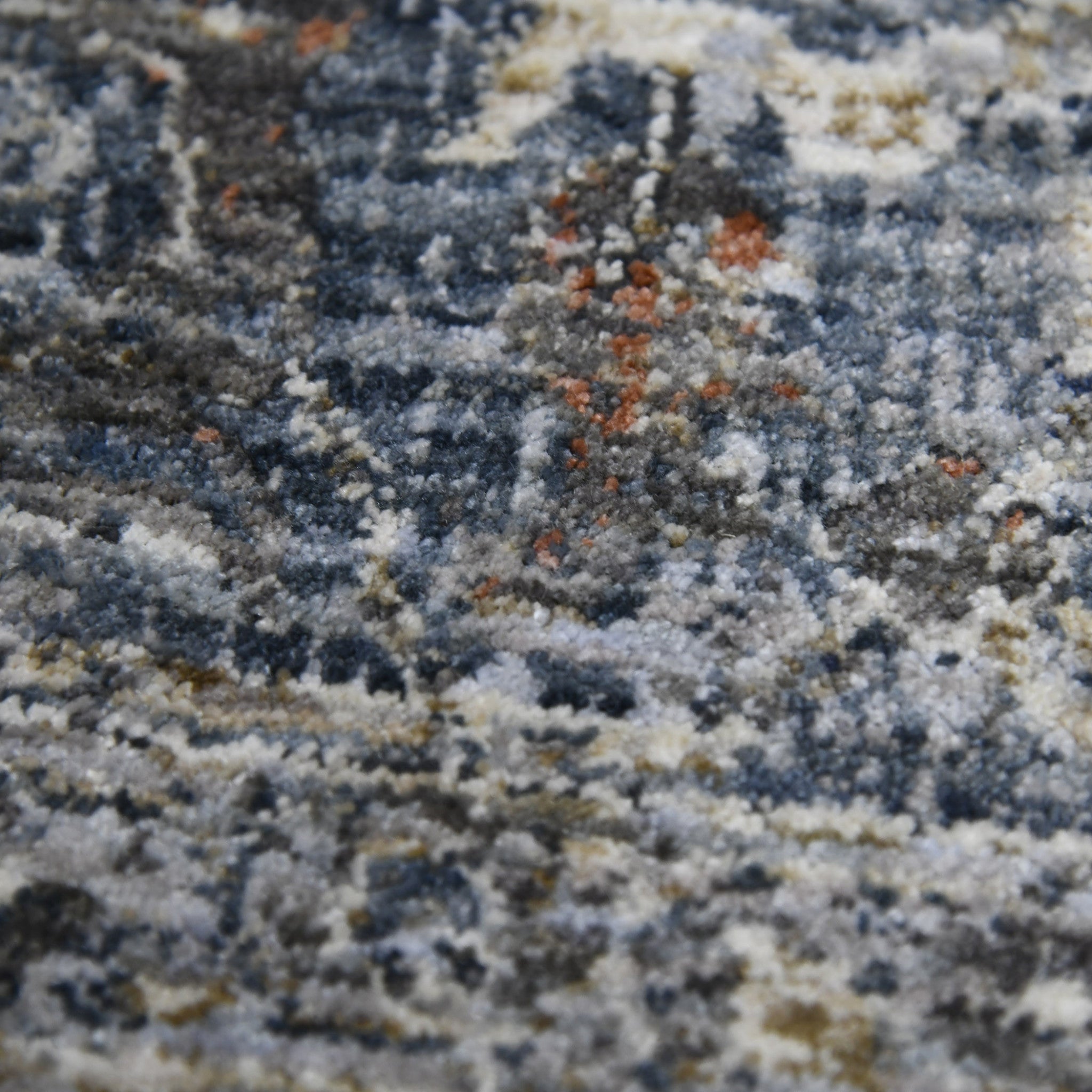 10' x 14' Gray and Ivory Oriental Power Loom Area Rug