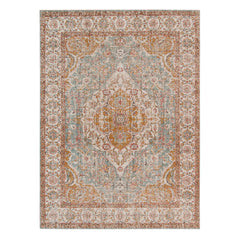 10' x 14' Blue Oriental Power Loom Area Rug