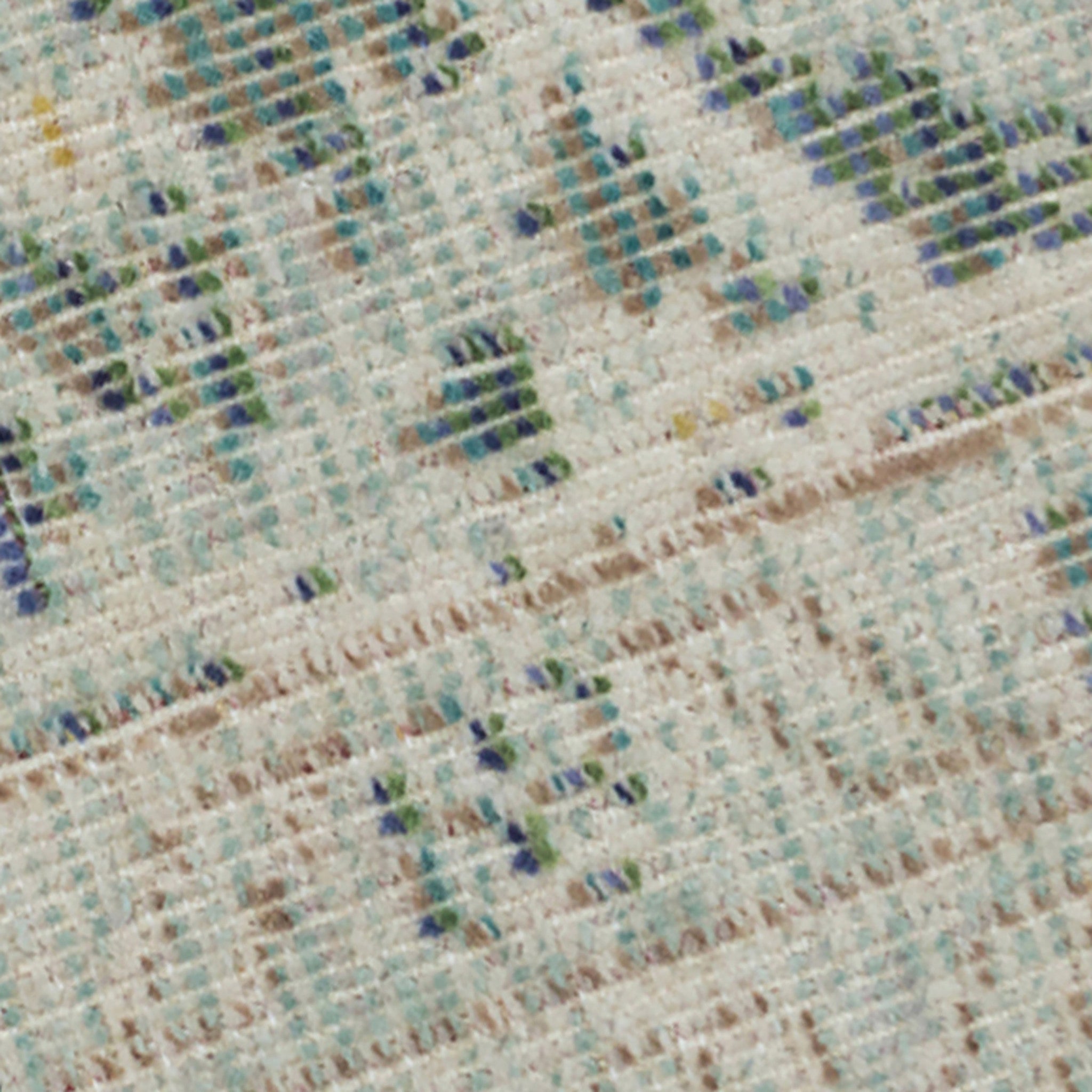 4' x 6' Sea Green Medallion Power Loom Area Rug