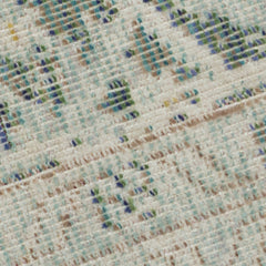 4' x 6' Sea Green Medallion Power Loom Area Rug