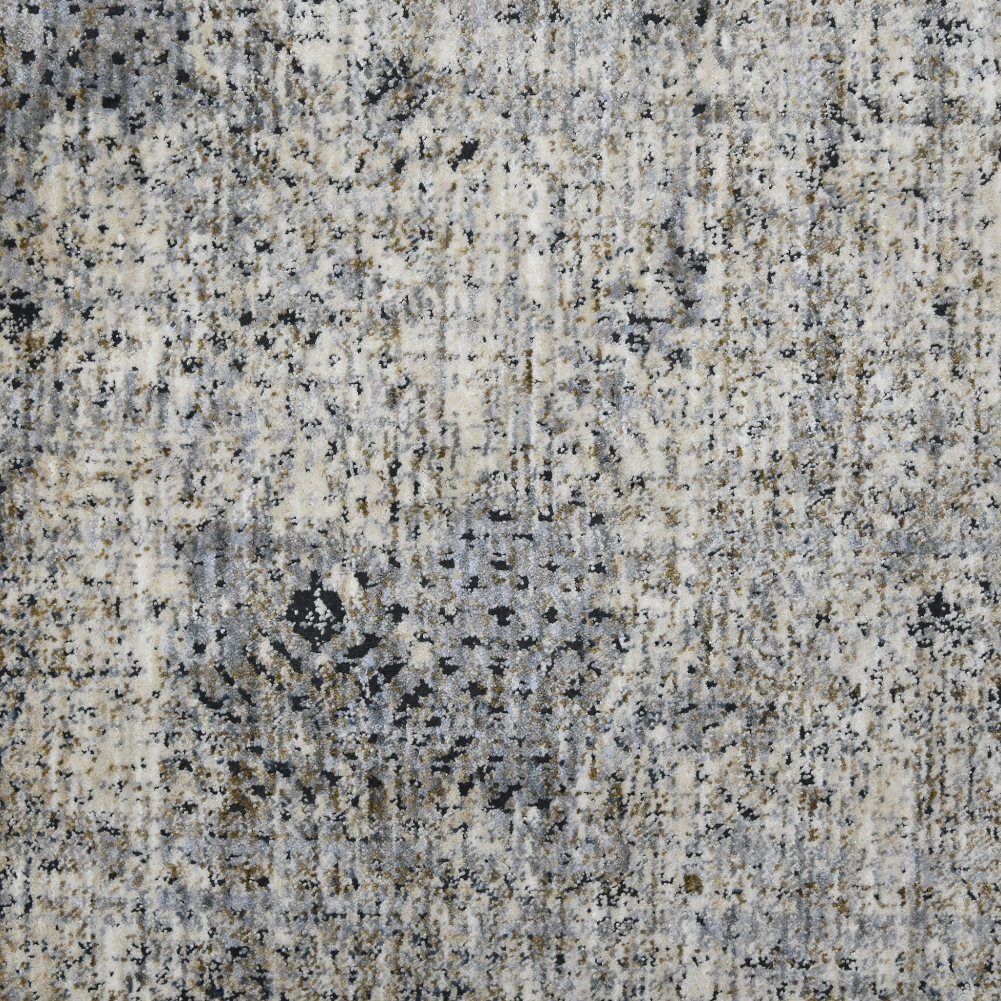 10' x 14' Gray and Ivory Abstract Power Loom Area Rug