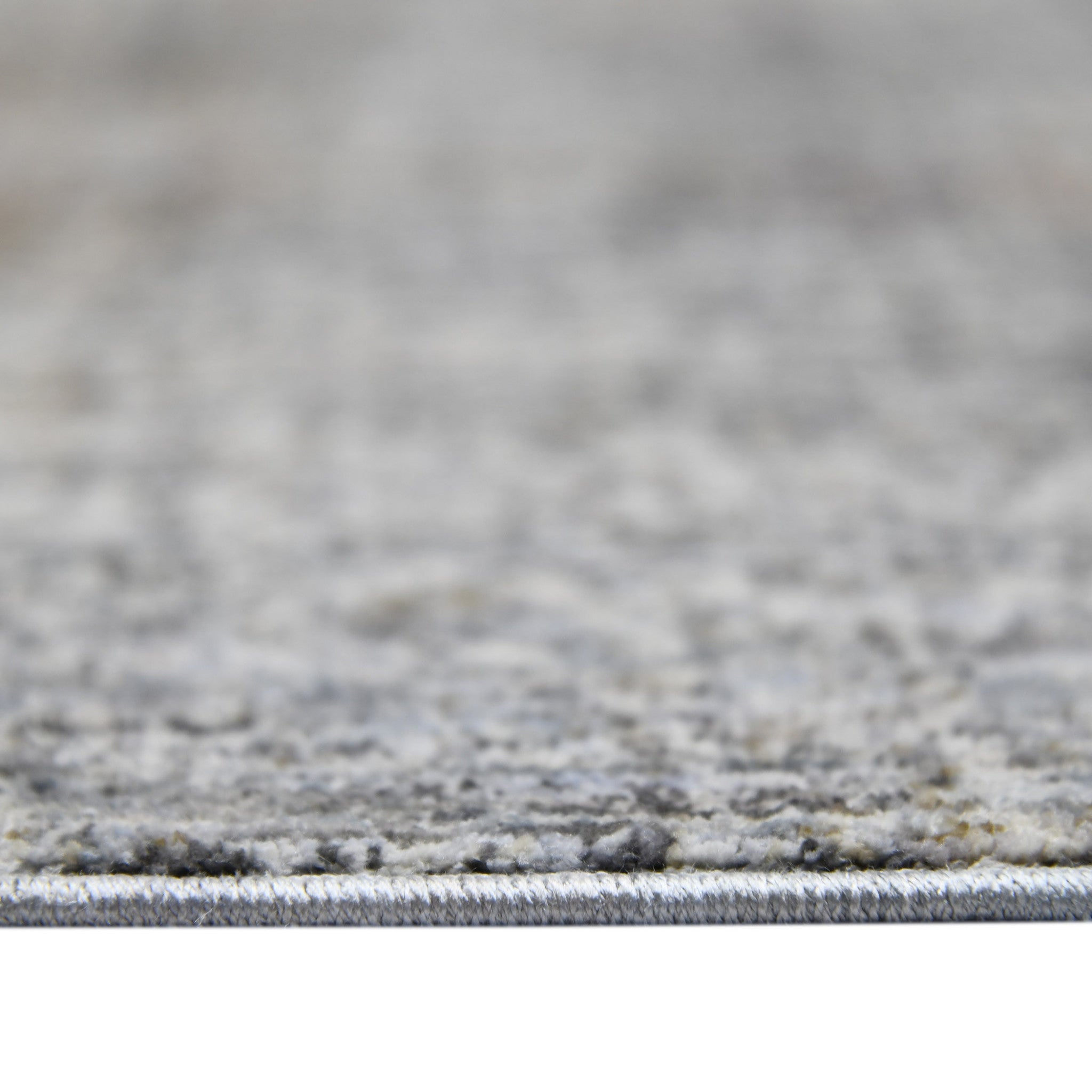 10' x 14' Gray and Orange Abstract Power Loom Area Rug