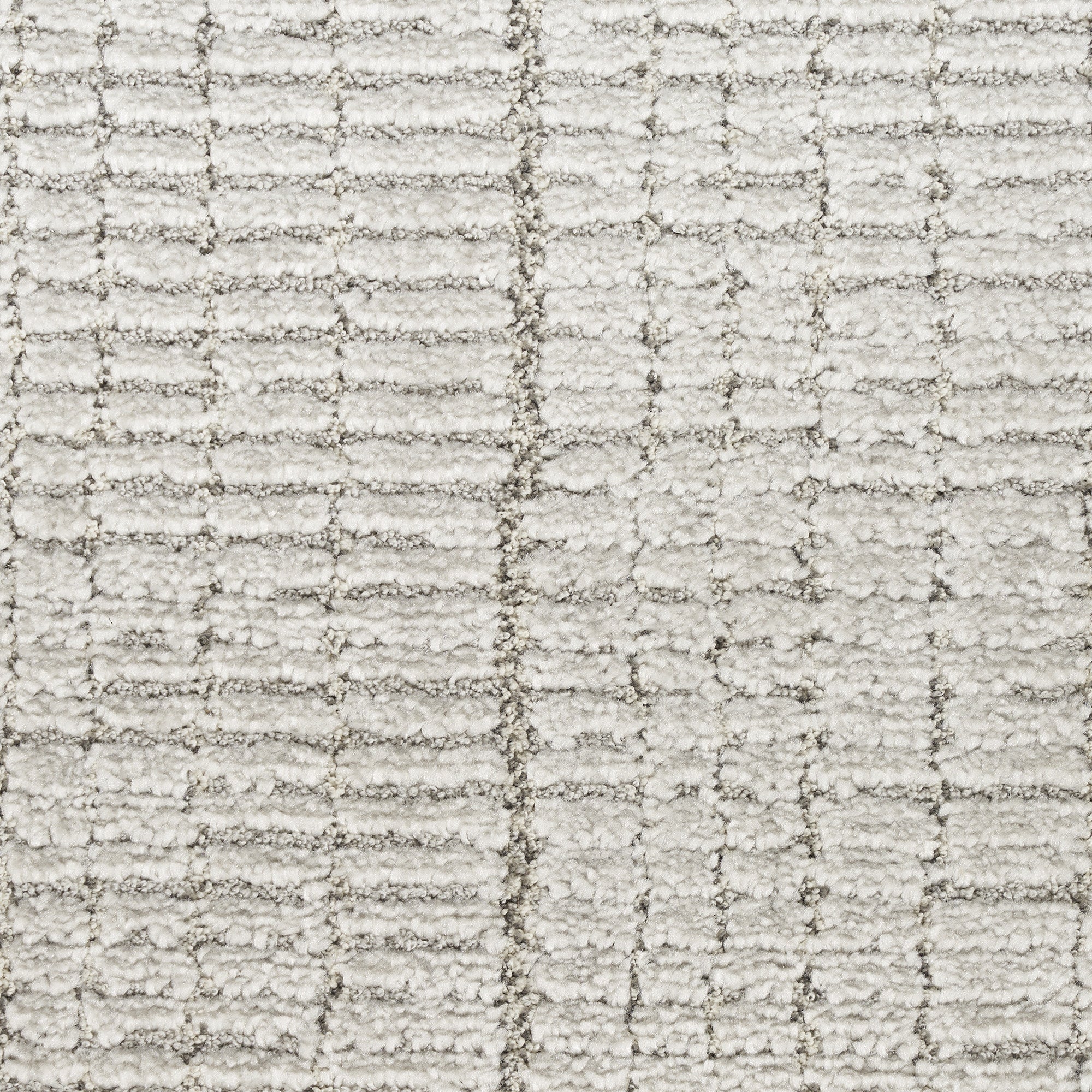 8' x 10' Gray and Ivory Abstract Power Loom Area Rug