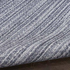 5' x 7' Gray and Ivory Abstract Power Loom Washable Non Skid Area Rug