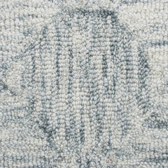 8' x 10' Silver Wool Geometric Hand Tufted Area Rug