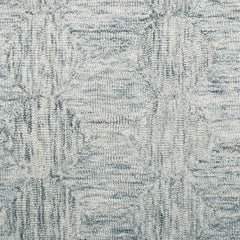 9' x 12' Silver Wool Geometric Hand Tufted Area Rug