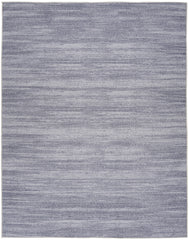 8' x 10' Gray and Ivory Abstract Power Loom Washable Non Skid Area Rug