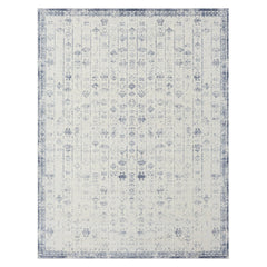 2' x 3' Gray Abstract Washable Non Skid Area Rug