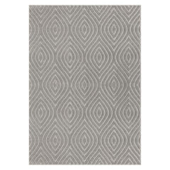 8' x 10' Gray Trellis Area Rug