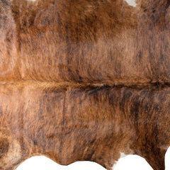 5' x 7' Brown Cowhide Hand Knotted Area Rug