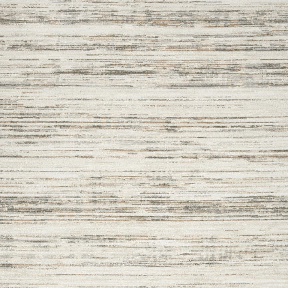8' x 10' Cream Abstract Distressed Area Rug