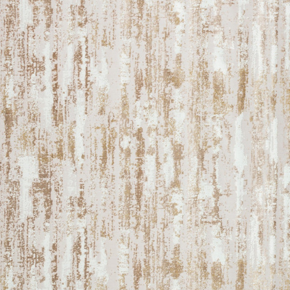 8' x 11' Beige Abstract Washable Non Skid Area Rug