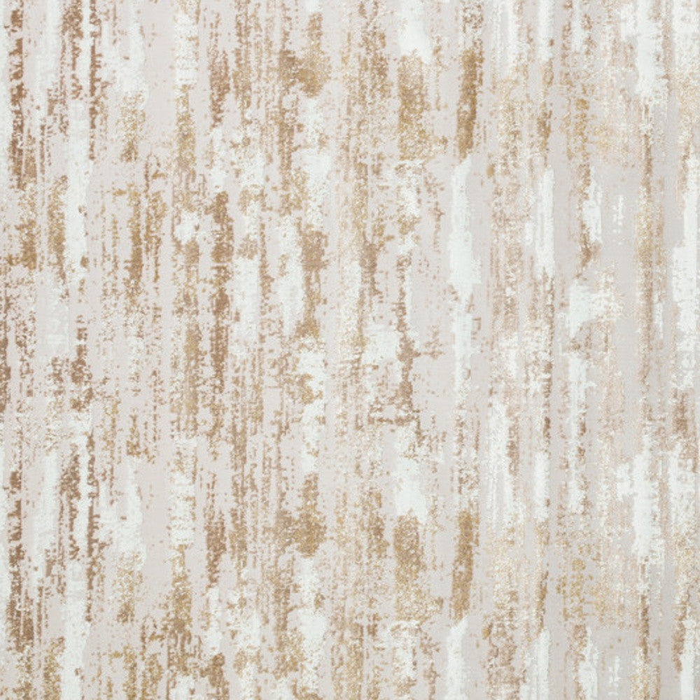 8' x 11' Beige Abstract Washable Non Skid Area Rug