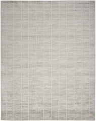 9' x 12' Gray Geometric Area Rug