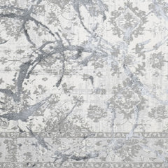 4' x 6' Gray Abstract Area Rug