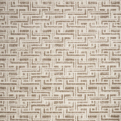 5' x 7' Brown Geometric Distressed Area Rug