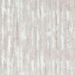 10' Pink and Off White Abstract Washable Non Skid Runner Area Rug