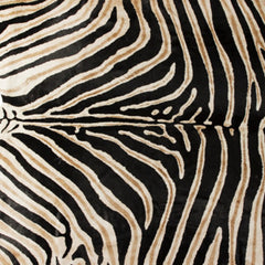6' x 7' Brown and Black Cowhide Hand Knotted Area Rug